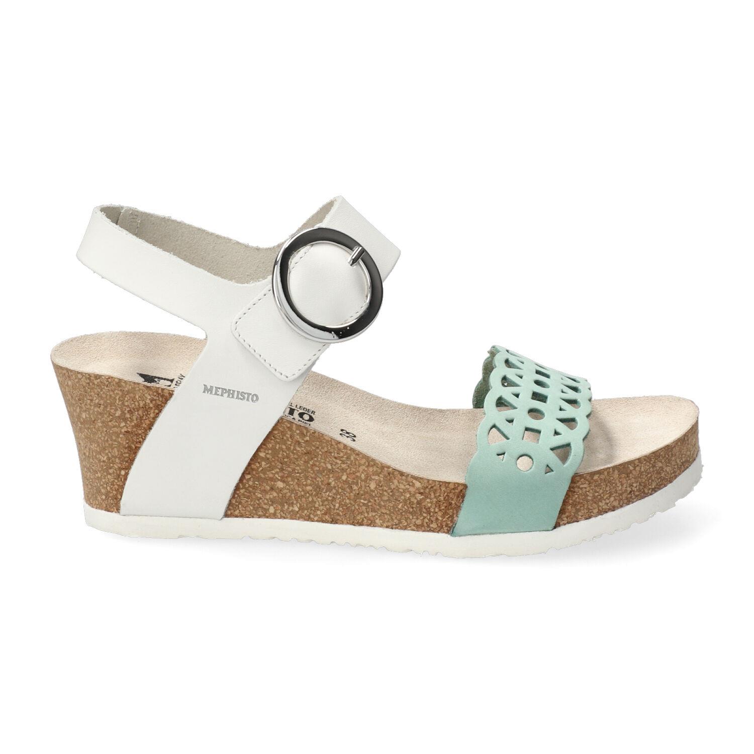 sandales femme modèle Lee vert - Mephisto